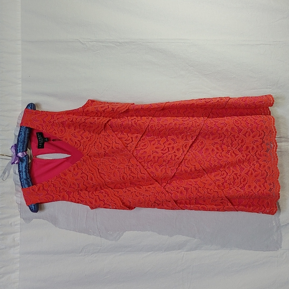 Laundry by Shelli Segal Sleeveless Lace Dress